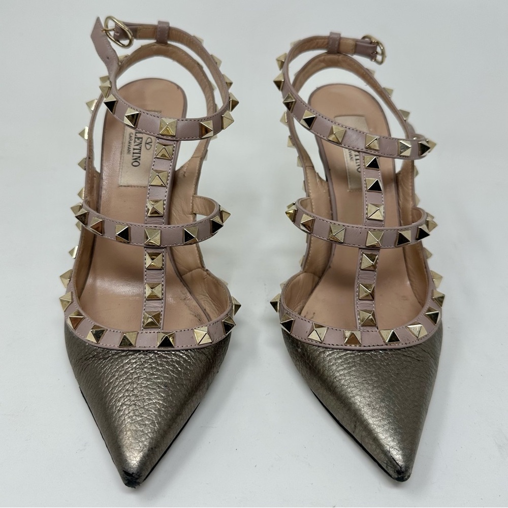 Valentino Rockstud Heels Caged
